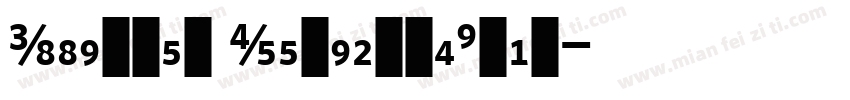 Whitney SemiboldItal字体转换